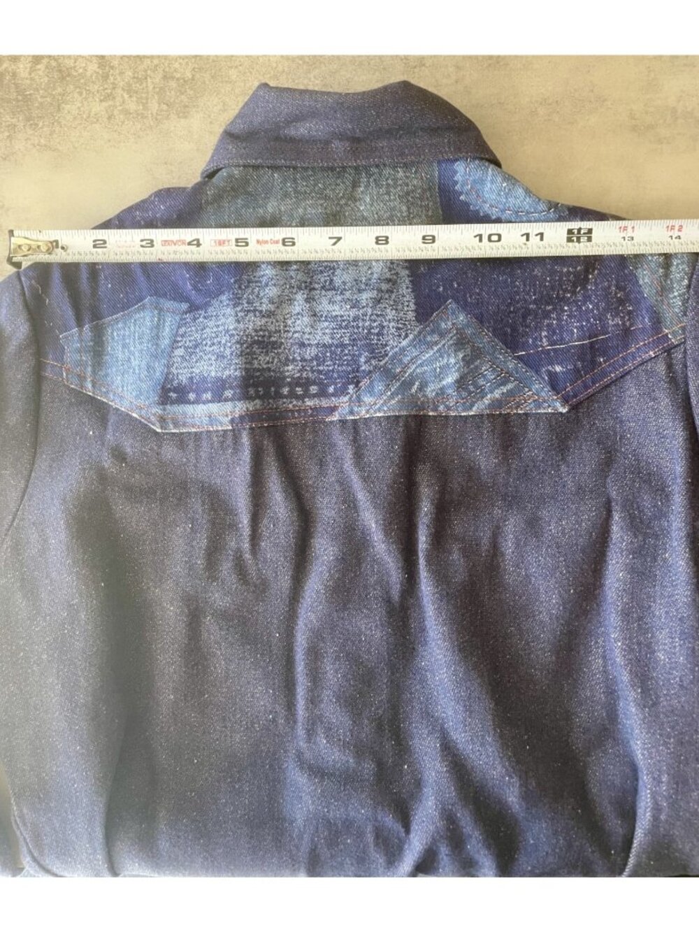 Vintage 70s Kennington California Women's Western Patchwork Shirt Size 7 - Picture 8 of 10